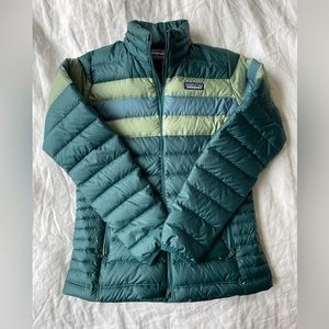 Patagonia Down Sweater Green W XS NWT
